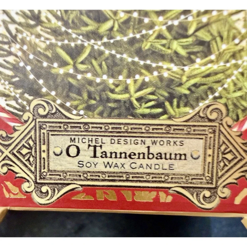 Michel Design Works O Tannenbaum Boxed Soy Wax Candle 6.5 oz Christmas New